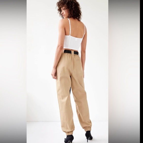 Aritzia Tan High-Waisted Pants - Picture 2 of 7